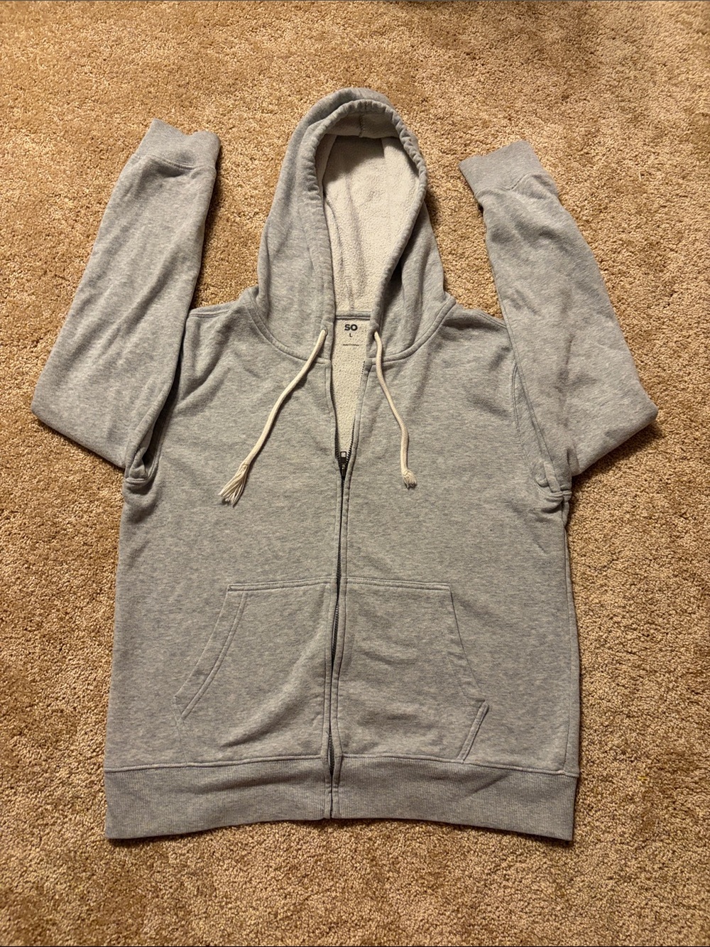 SO Women’s Gray Full-Zip Hoodie